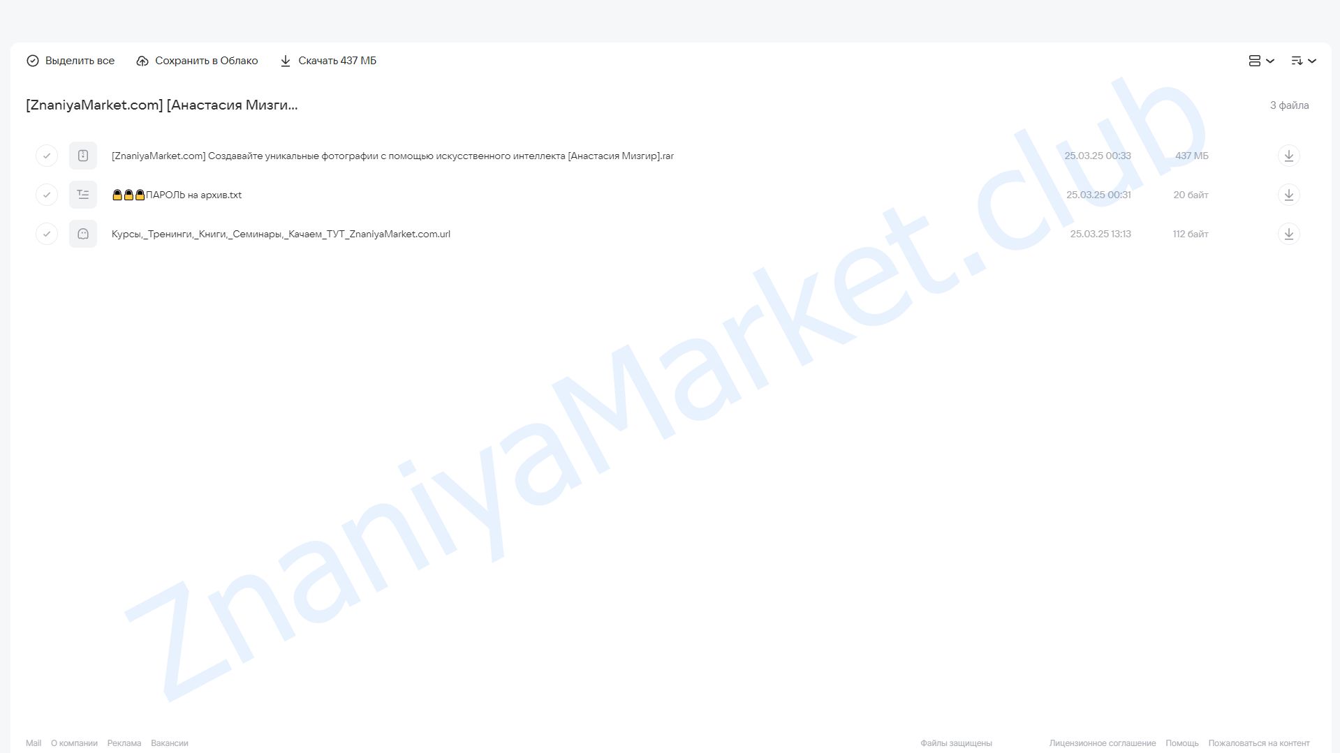 Создавайте уникальные фотографии с помощью искусственного интеллекта (Анастасия Мизгир) облако mail, фото 2 из 2.