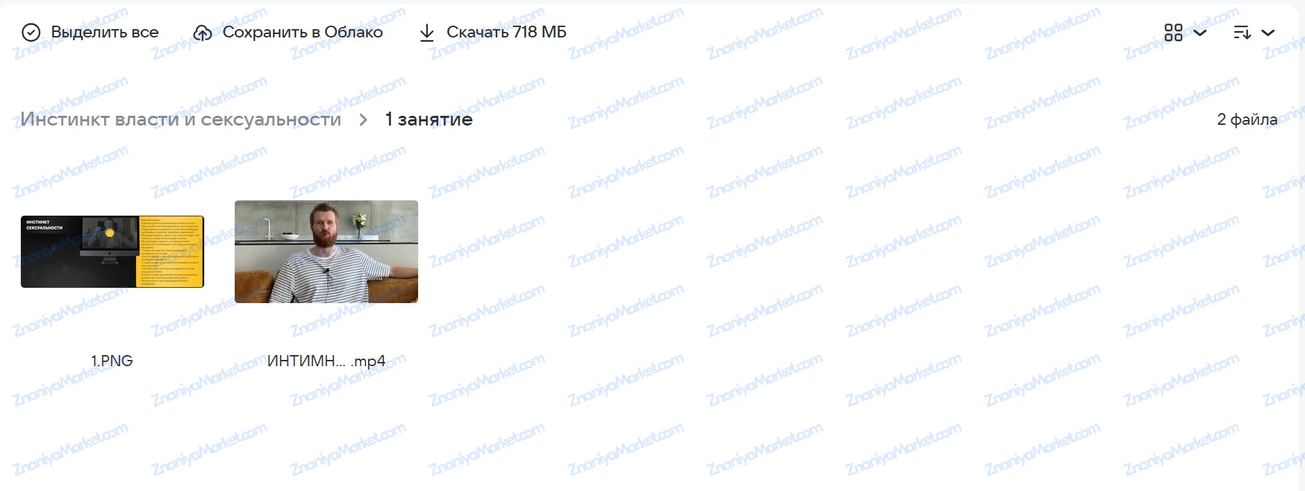 Реальные зажимы + Инстинкт власти и сексуальности (Александр Российский) файлы курса на Облако Mail скриншот 6