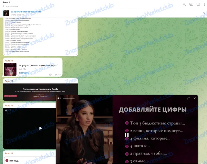 Курс по заработку на reels 11. Тариф VIP (Арина Алекс) файлы курса на  скриншот 2