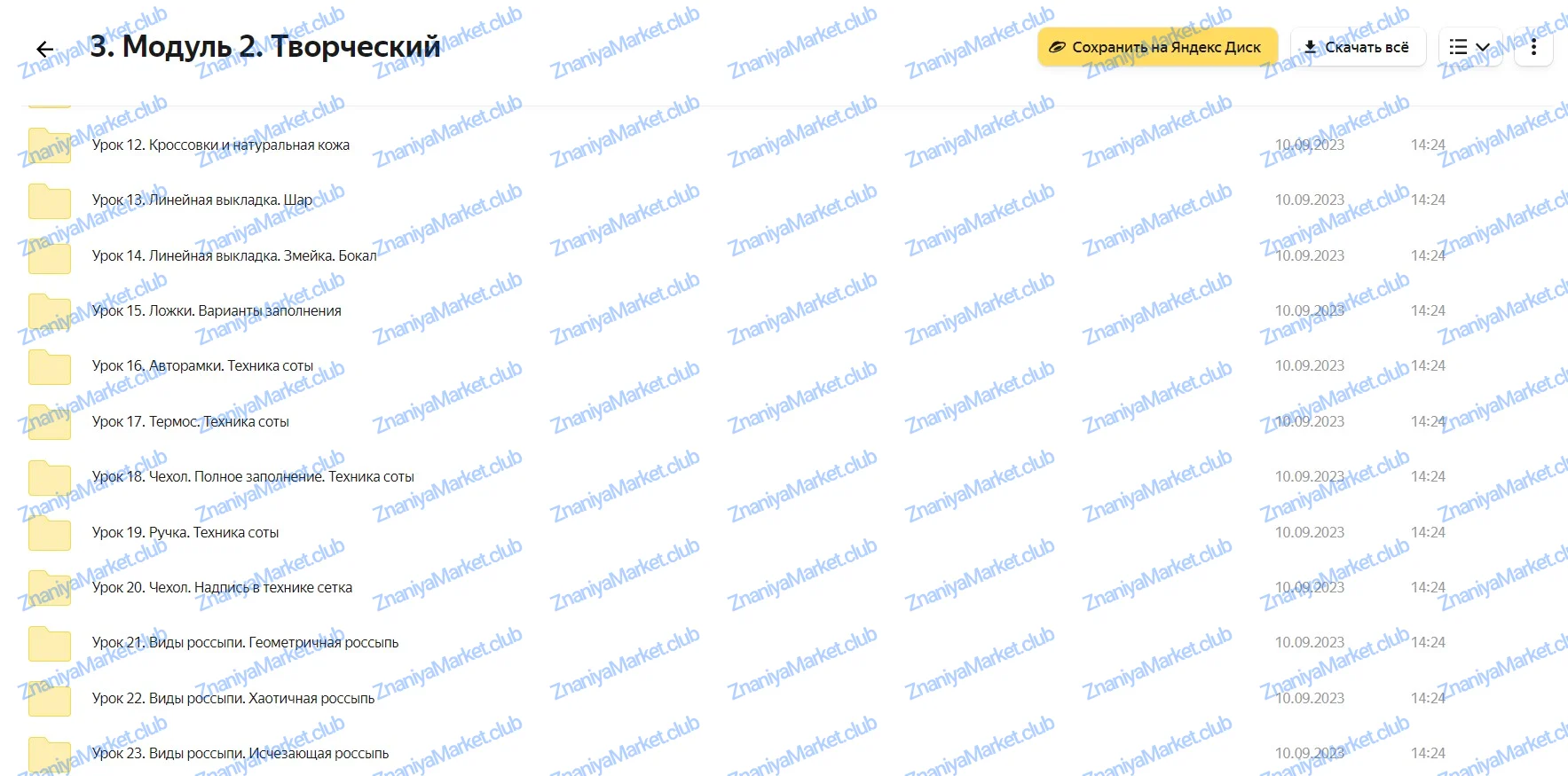 Блестящий курс. Тариф Бизнес (Галина Гулевская) файлы курса на  скриншот 8