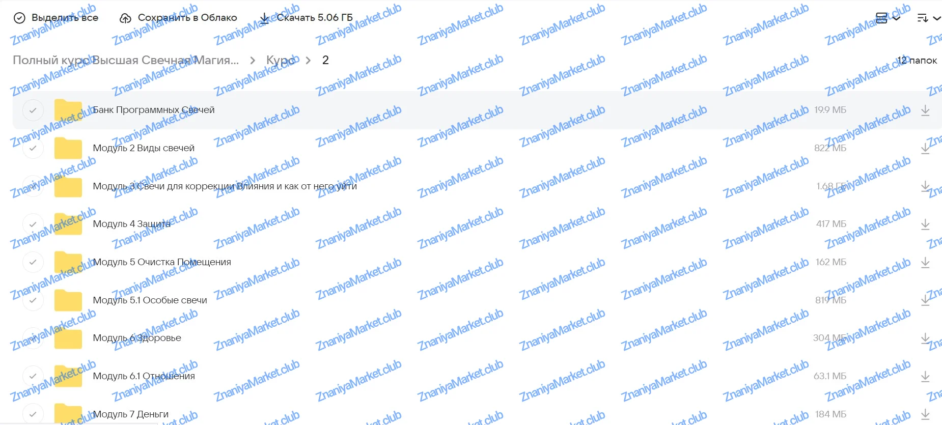 [Город Мастеров Жизни] Полный курс Высшая Свечная Магия (Светлана Цыганова) файлы курса на  скриншот 5