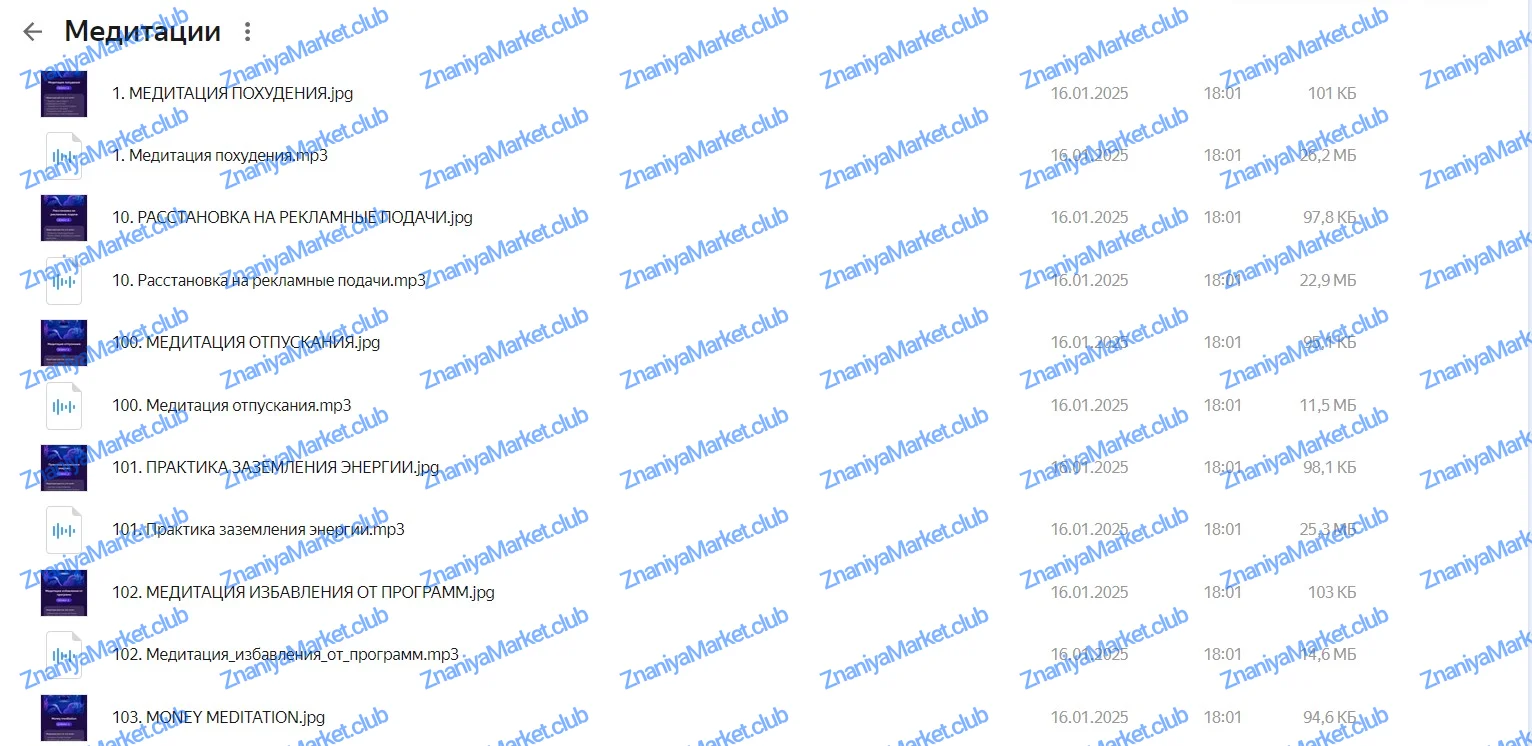 Подписка Ab Money Медитации (Александра Белякова) файлы курса на  скриншот 6