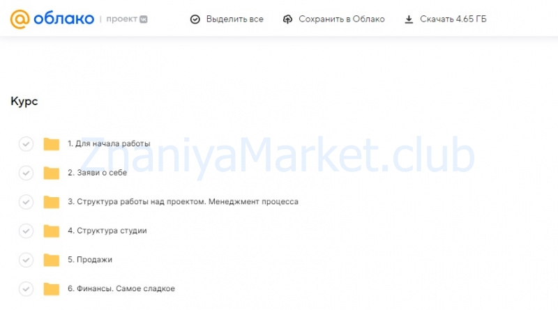 Своя студия. От хаоса к системе за 6 шагов + регламенты (Леся Печенкина) скрин на облаке, фото 2 из 2.