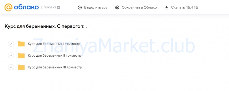 Курс для беременных. С первого триместра до родов (Екатерина Усманова) скрин на облаке, фото 2 из 2.