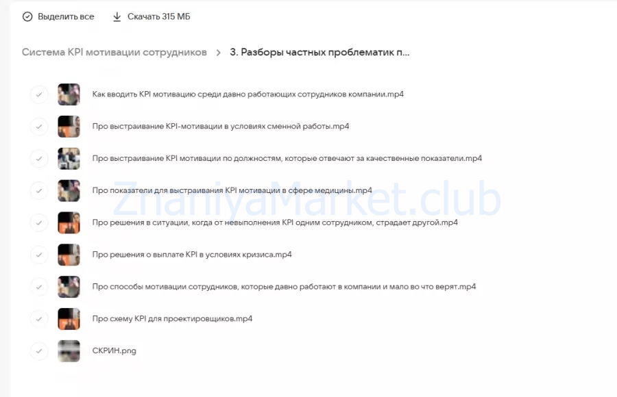 Система KPI мотивации сотрудников раз и навсегда за 5 дней (Максим Батырев) скрин на облаке, фото 2 из 2.