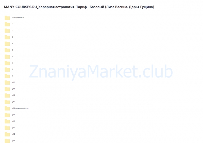 Хорарная астрология. Тариф Базовый (Лиза Васина, Дарья Гущина) скрин на облаке, фото 2 из 2.