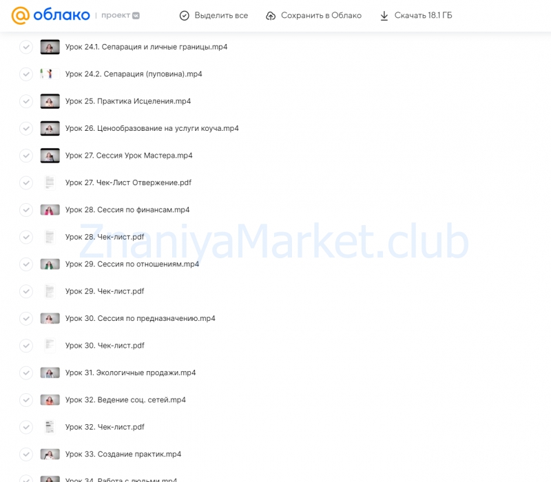 Коуч - профессия будущего. Тариф Эксперт (Наталья Бурдина, Андрей Бурдин) скрин на облаке, фото 2 из 2.