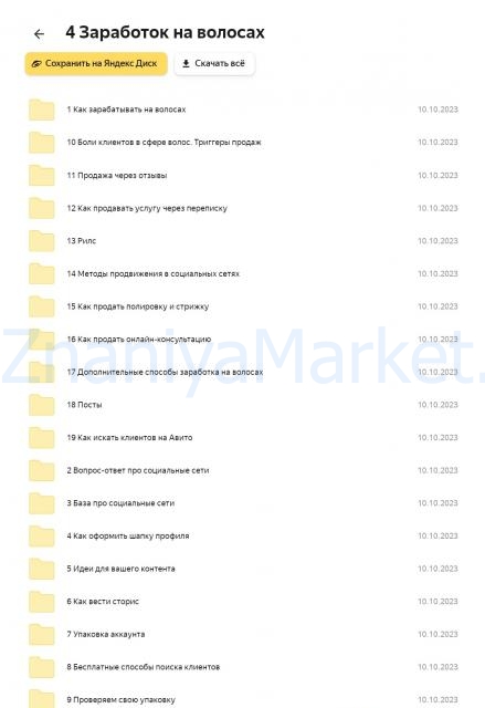 Pro Волосы. Тариф Только про волосы (Диана Пушкова) скрин на облаке, фото 2 из 2.