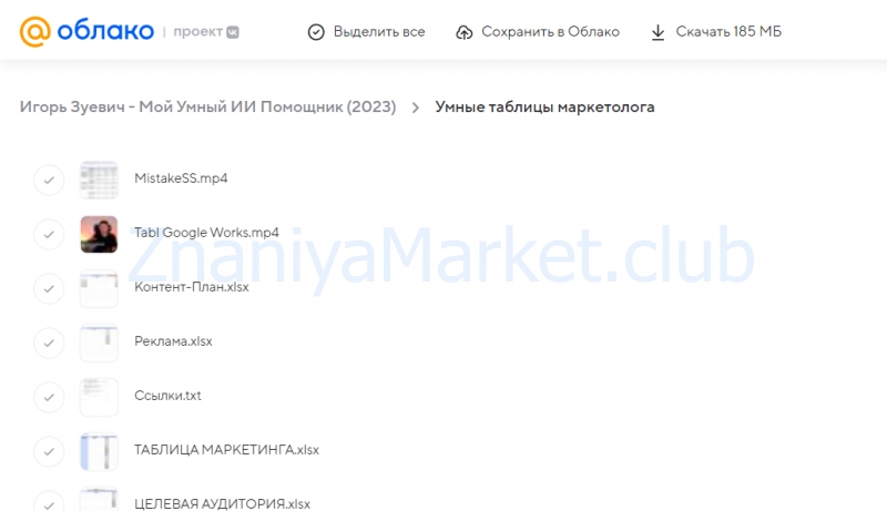 Мой Умный ИИ Помощник (Игорь Зуевич) скрин на облаке, фото 2 из 2.