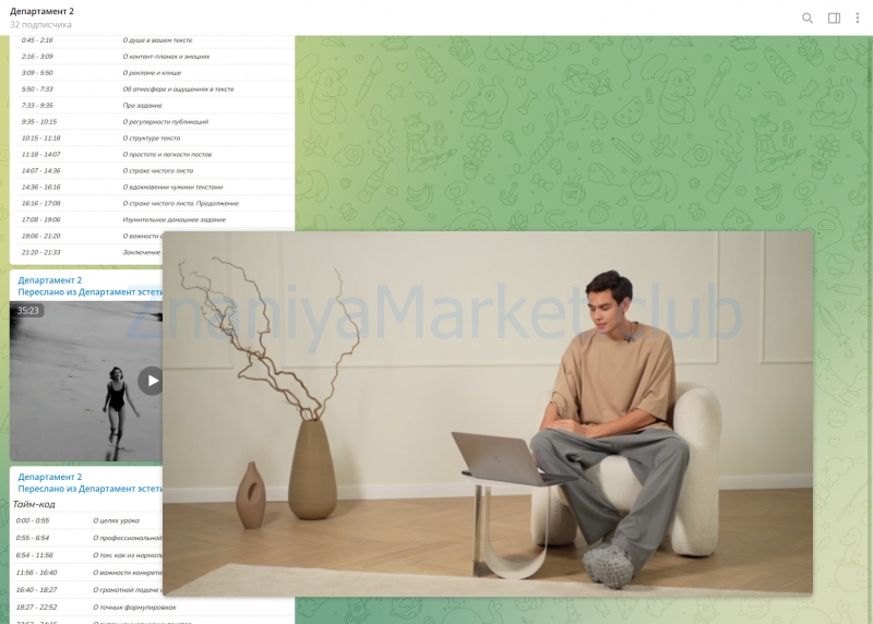 Department of Aesthetics 2.0. Тариф Мастерски освоить (Полина Подплетенная, Лена Ленц) скрин на облаке, фото 2 из 2.