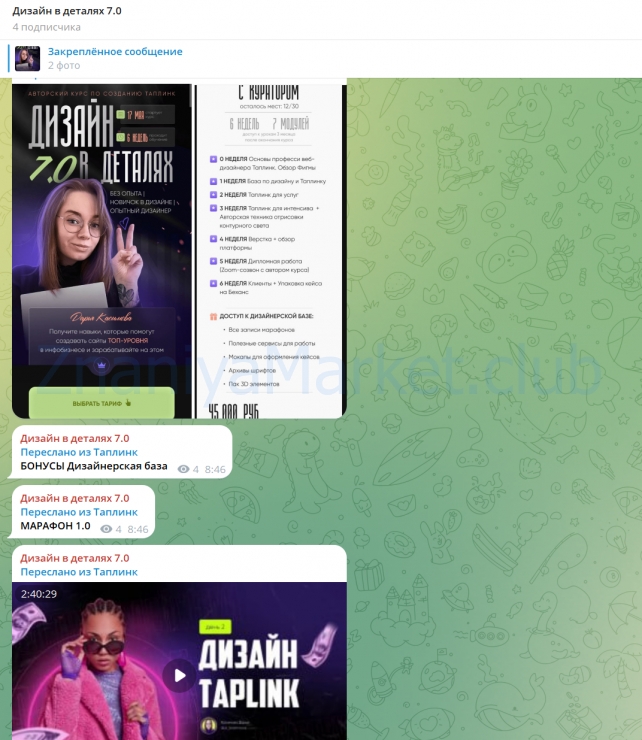 Дизайн в деталях 7.0. Тариф С куратором (Дарья Касимова) скрин на облаке, фото 2 из 2.