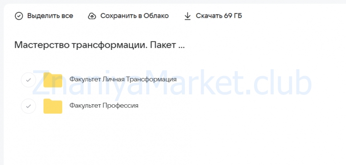 Мастерство трансформации. Пакет Профессия (Екатерина Самойлова) скрин на облаке, фото 2 из 2.