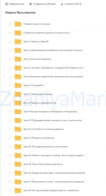 Невроз. Тариф Базовый (Светлана Ярославская) скрин на облаке, фото 2 из 2.