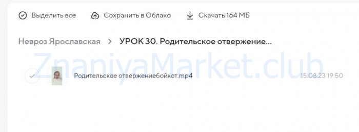 Невроз. Тариф Базовый (Светлана Ярославская) скрин на облаке, фото 2 из 2.