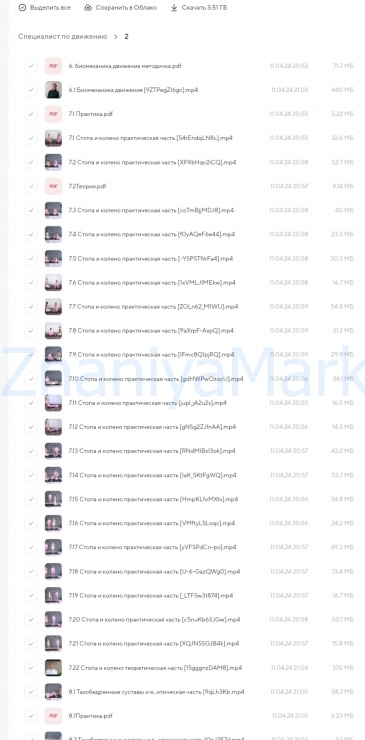 [Академия МЕЛ] Обучение на специалиста по движению. Тариф Премиум 2024 (Ольга Мелякова) скрин на облаке, фото 2 из 2.