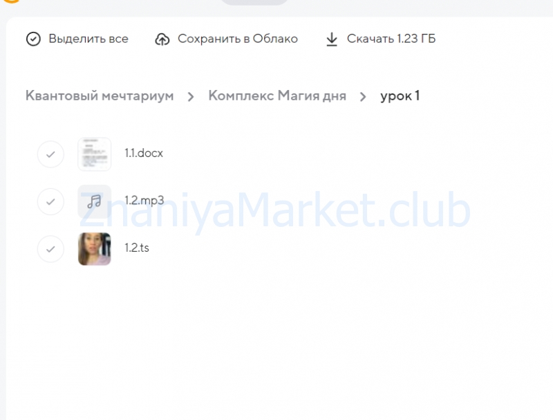 Квантовый мечтариум. Тариф Мастер (Мария Самарина) скрин на облаке, фото 2 из 2.