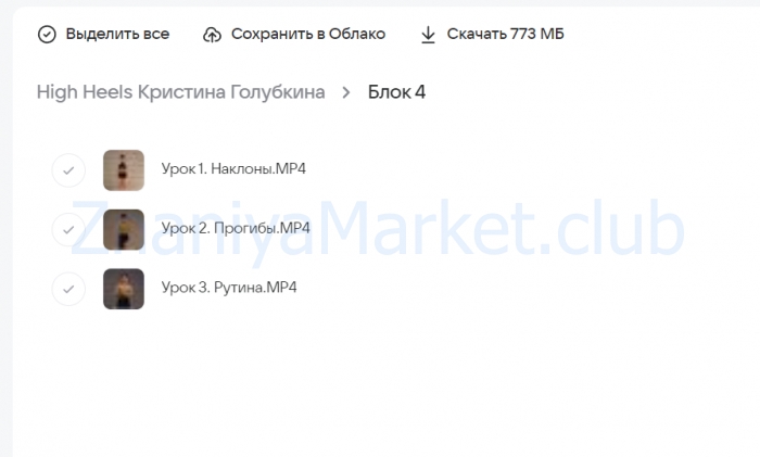[Ri Online] Курс по основам High Heels для начинающих и профи (Кристина Голубкина) скрин на облаке, фото 2 из 2.