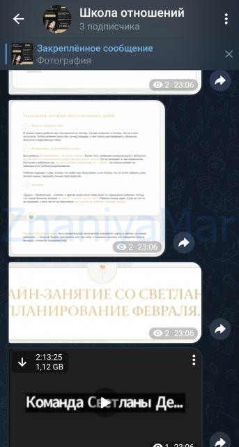 Школа отношений. Тариф Семейный (Светлана Демкина) скрин на облаке, фото 2 из 2.