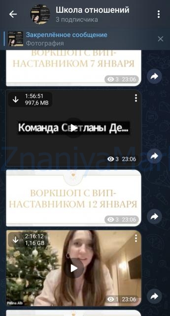Школа отношений. Тариф Семейный (Светлана Демкина) скрин на облаке, фото 2 из 2.