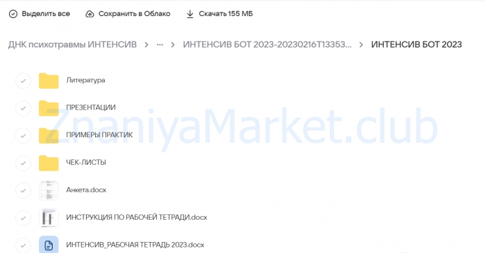 Интенсив ДНК психотравмы. Ступень 1 (Елена Киселёва) скрин на облаке, фото 2 из 2.