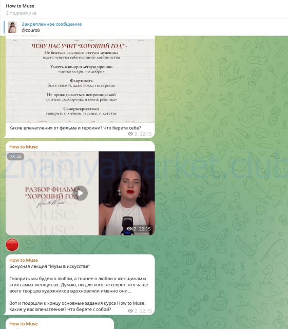 How to muse. Тариф Основной (Василиса Зинарь) скрин на облаке, фото 2 из 2.