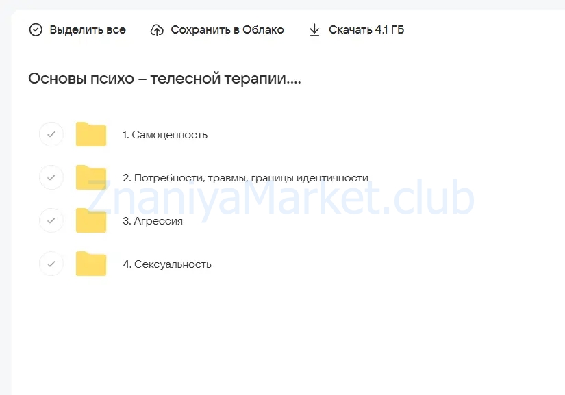 Основы психо – телесной терапии. Поток жизни (Елена Паули) скрин на облаке, фото 2 из 2.