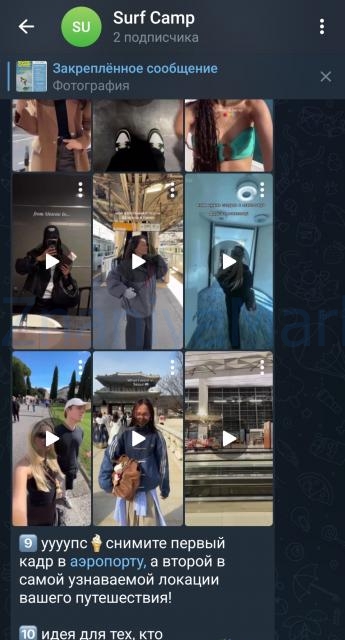 Курс по reels. Surf camp. Тариф Ocean Lover. Апрель 2025 (Полина Зиновьева) скрин на облаке, фото 2 из 2.
