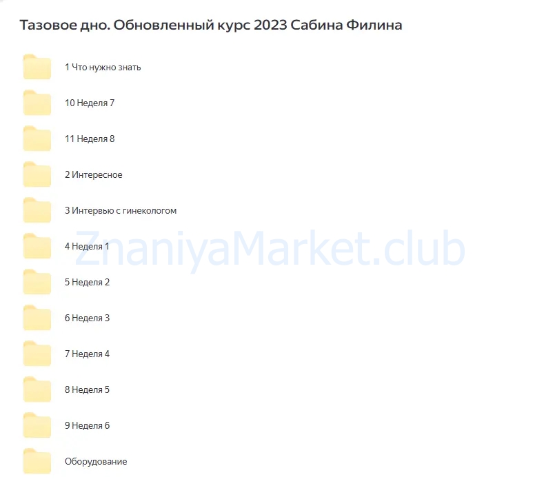 [sabintag] Тазовое дно. Обновленный курс 2023 (Сабина Филина) скрин на облаке, фото 2 из 2.