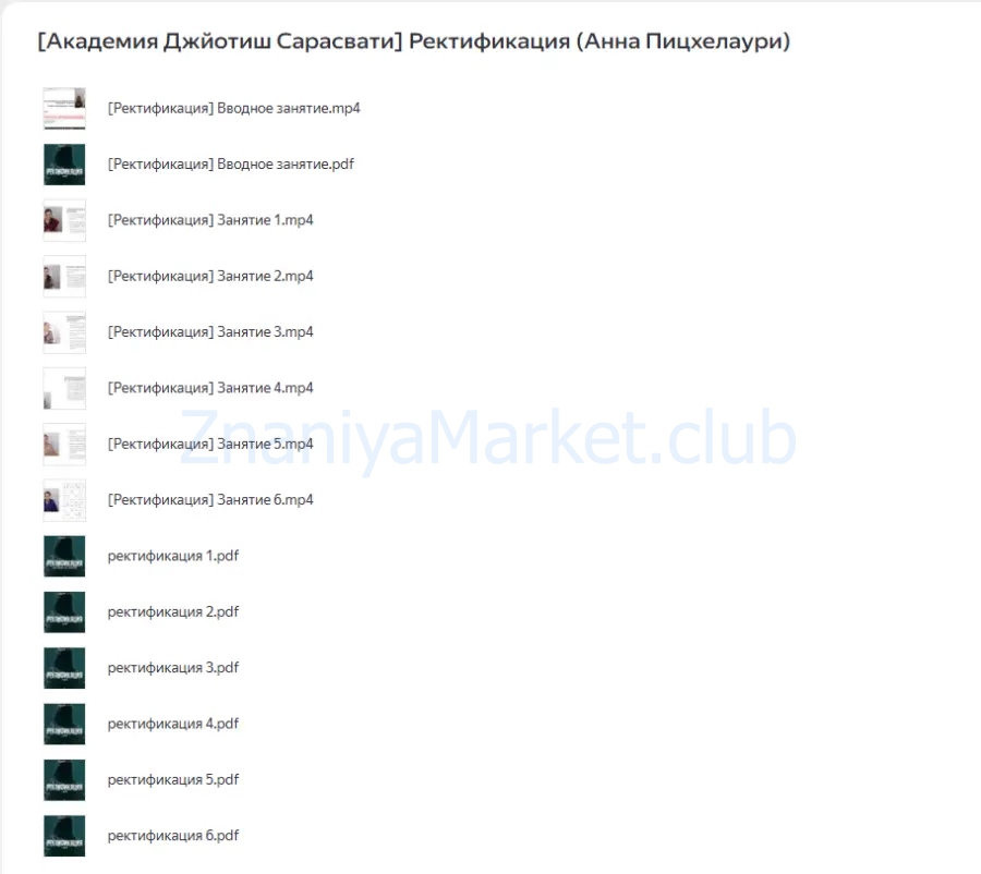 [Академия Джйотиш Сарасвати] Ректификация 2020. Тариф Gold (Анна Пицхелаури) скрин на облаке, фото 2 из 2.